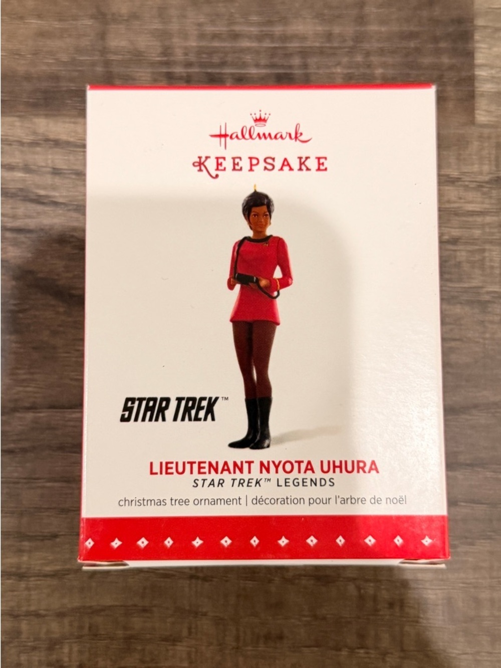 2015 Hallmark Star Trek Legends Nyota Uhura Christmas Holiday Ornament New